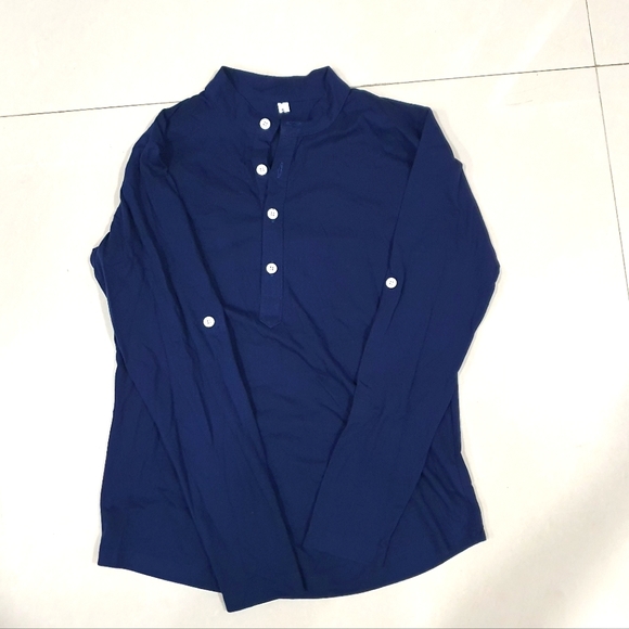 Blue Long Sleeve Tees FLAT RATE 500 - Picture 3 of 5